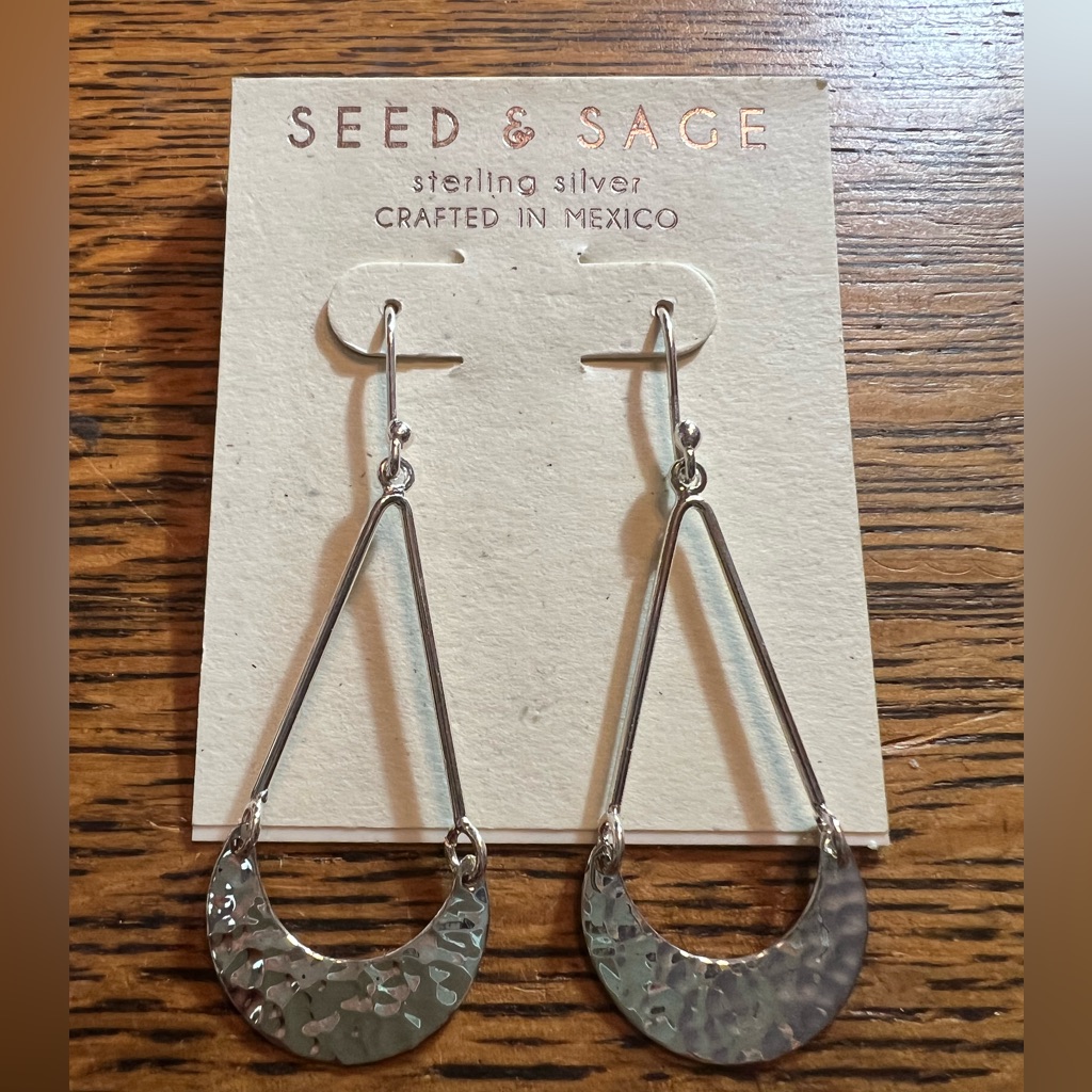 Seed & Sage Silver Earrings